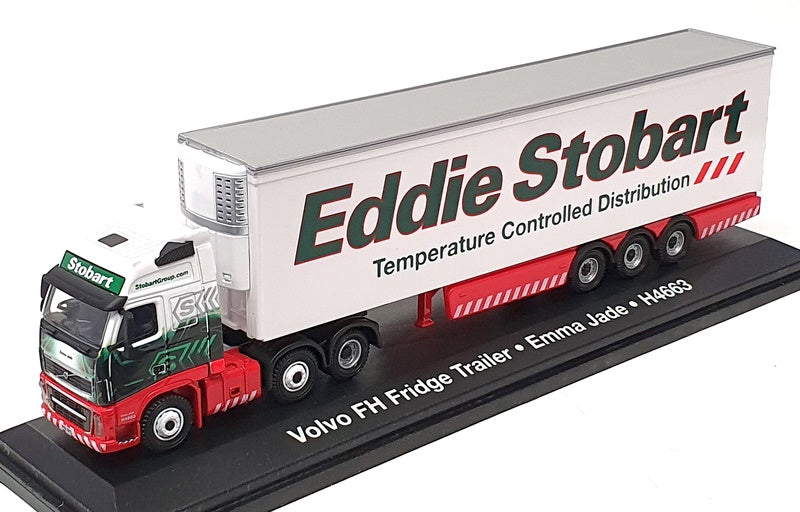 Oxford Diecast 1/76 Scale STOB001 - Volvo FH Fridge Trailer Emma Jade - Stobart