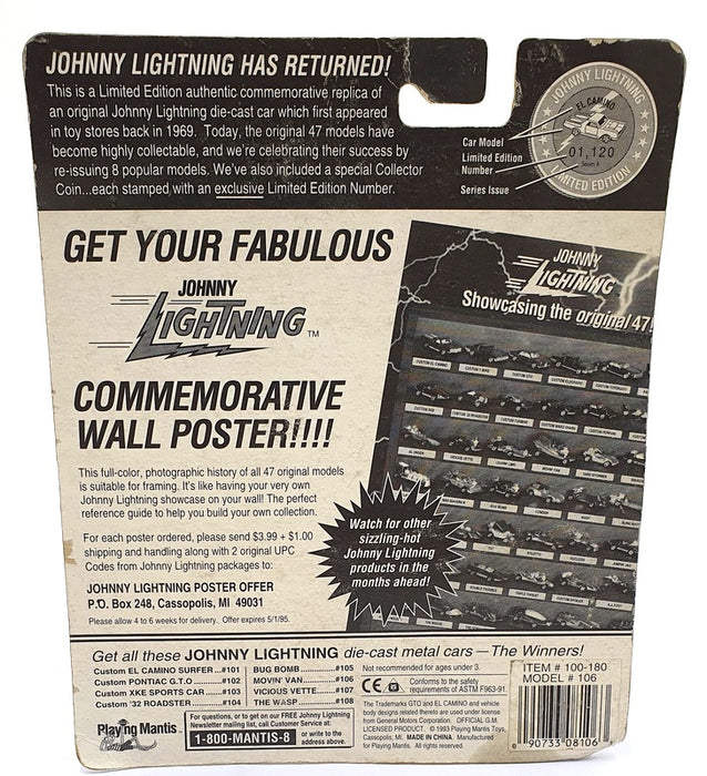 Johnny Lightning 1/64 Scale 100-180 - The Challengers Movin' Van - Green