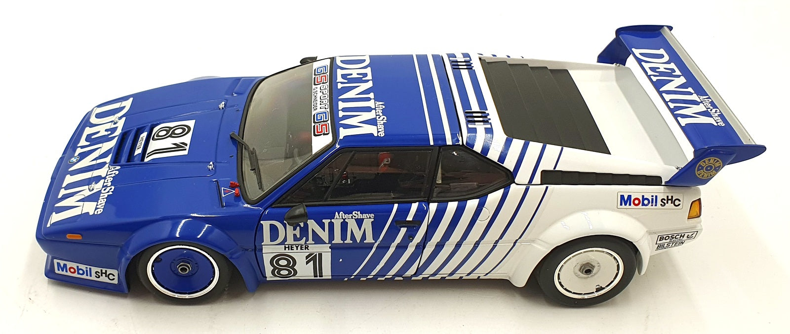 Minichamps 1/18 Scale Diecast 180 802981 - BMW M1 Procar Denim H. Heyer 1980