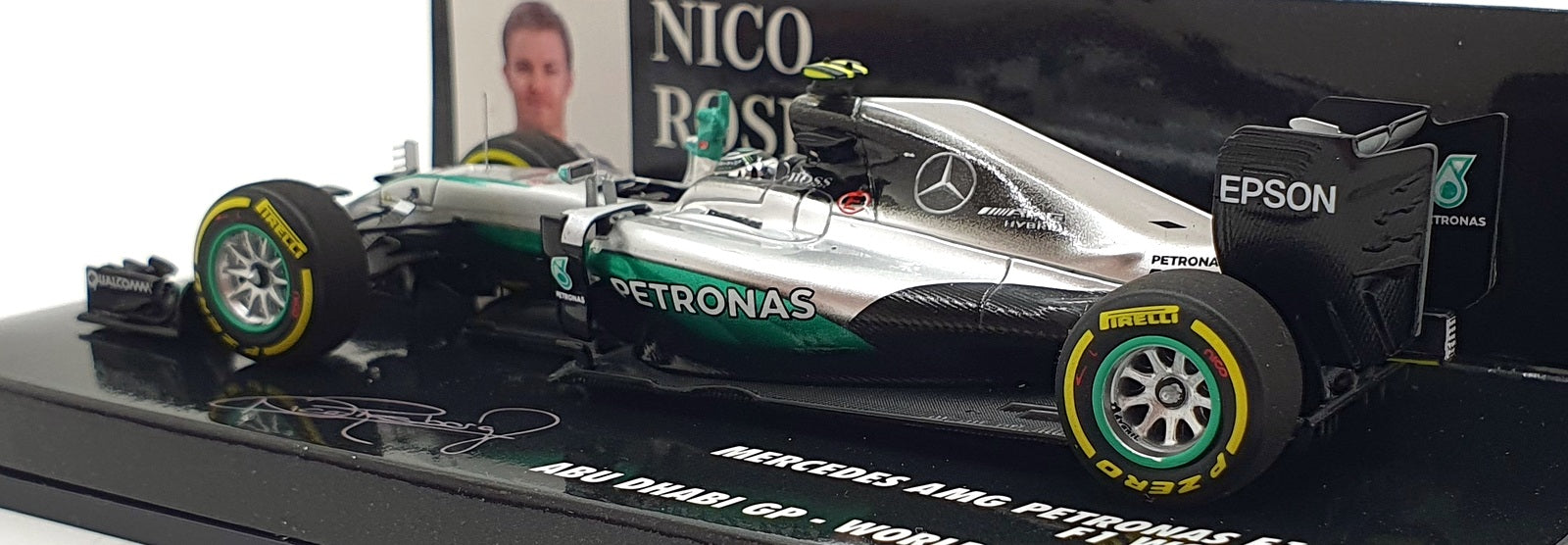 Minichamps 1/43 Scale 417 160706 Mercedes AMG Petronas F1 #6 W07 Hybrid WC 2016