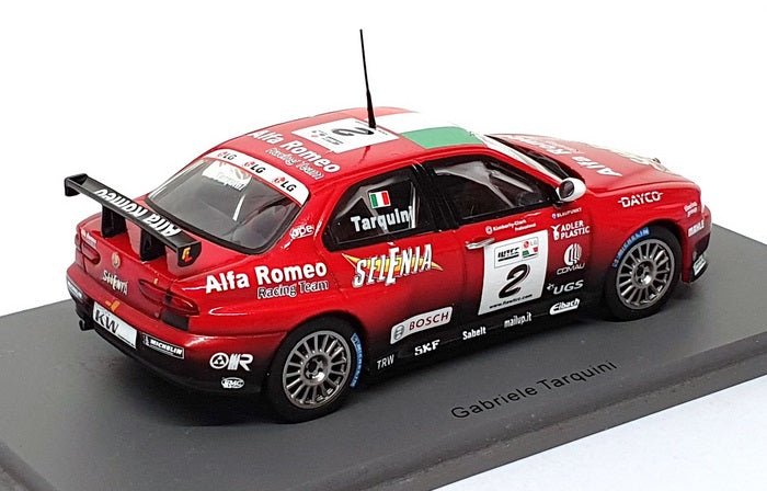 Spark 1/43 Scale S0472 - Alfa Romeo 156 #2 7th WTCC 2005 G. Tarquini - Red