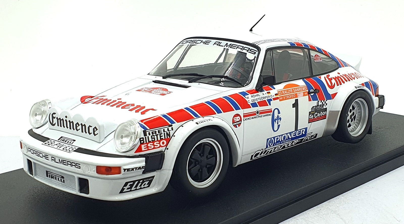 Werk83 1/18 Scale Diecast W1805801 - Porsche 911 SC GR. 4 #1 San Remo 1981
