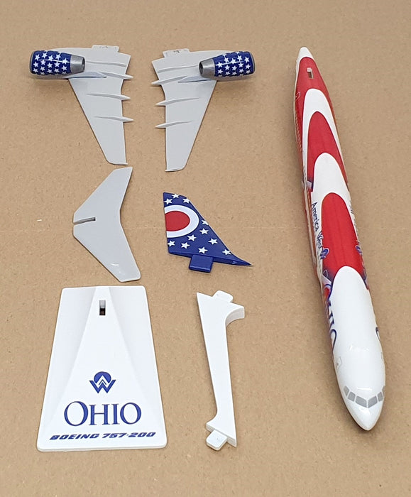 Flight Miniatures 1/200 Scale FM757O Snap Together Model Boeing 757-200 AW Ohio