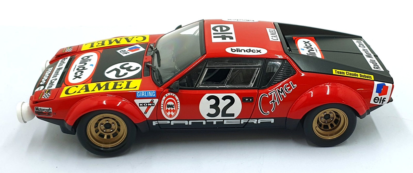Kyosho 1/18 Scale 08855B 1972 De Tomaso Pantera 5.8L V8 #32 16th 24H Le Mans
