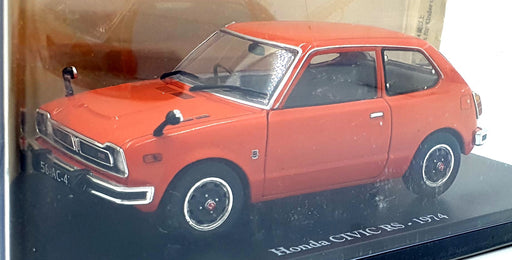 Altaya 1/24 Scale Diecast ALA0047 - 1974 Honda Civic RS - Orange