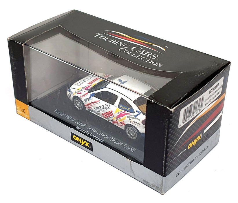 Onyx 1/43 Scale XCL99006 - Renault Megane #7 Italian Megane Cup 98 Campani