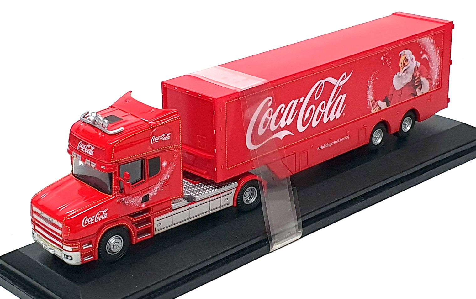 Oxford Diecast 1/76 Scale 76TCAB004CC - Scania Coca-Cola Christmas Truck - Red