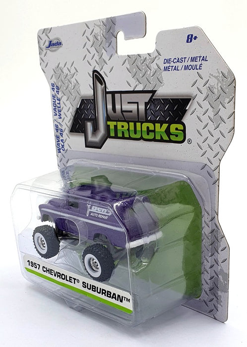 Jada Just Trucks 1/64 Scale 14020 - 1957 Chevrolet Suburban - Purple