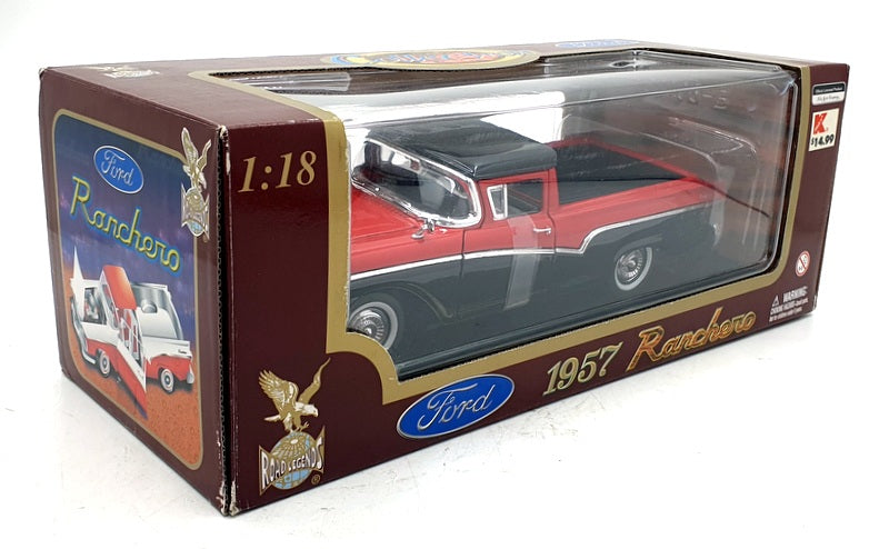 Road Legends 1/18 Scale Diecast 92208 - 1957 Ford Ranchero - Red/Black