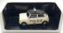 Solido 1/16 Scale Diecast 7190-4 - Mini Cooper Police - Cream/Black
