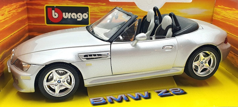 Burago 1/18 Scale Diecast 33772 - BMW Z8 - Silver