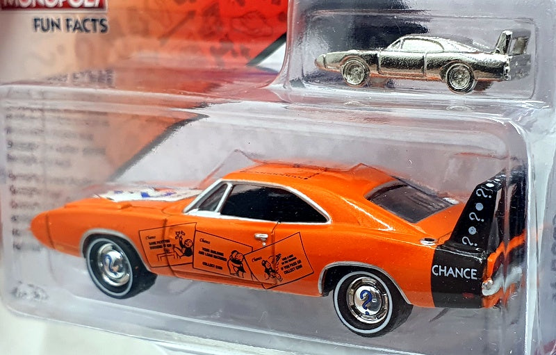 Johnny Lightning 1/64 Scale JLPC006 - 1969 Dodge Charger Daytona Monopoly