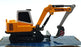 Cararama 1/43 Scale 210001C - Far East Construct Excavator Digger - Yellow