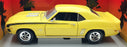Ertl 1/18 Scale Diecast 7981 - 1969 Chevrolet Camaro - Yellow