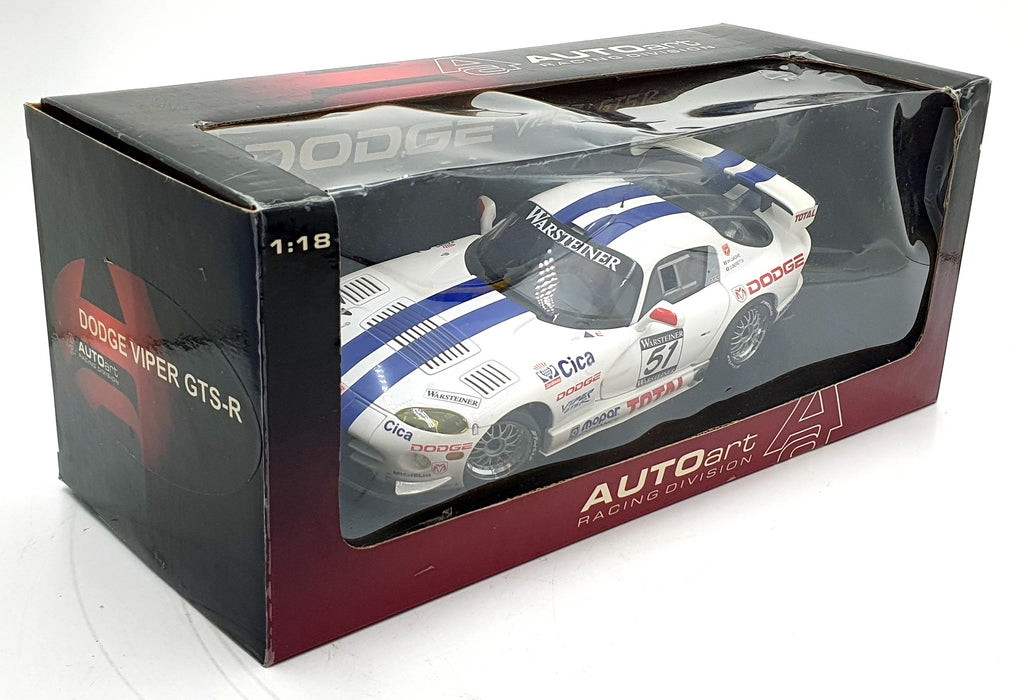 Autoart 1/18 Scale Diecast 89721 - Dodge Viper GTS-R - Sebring 1997 #51