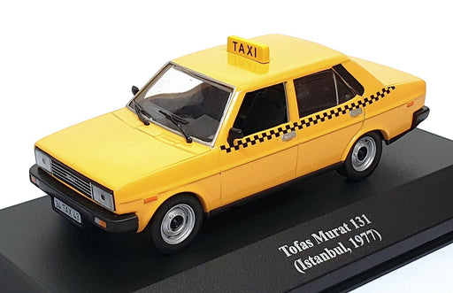 Altaya 1/43 Scale TAX43 - 1977 Tofas Murat 131 Istanbul Taxi - Yellow