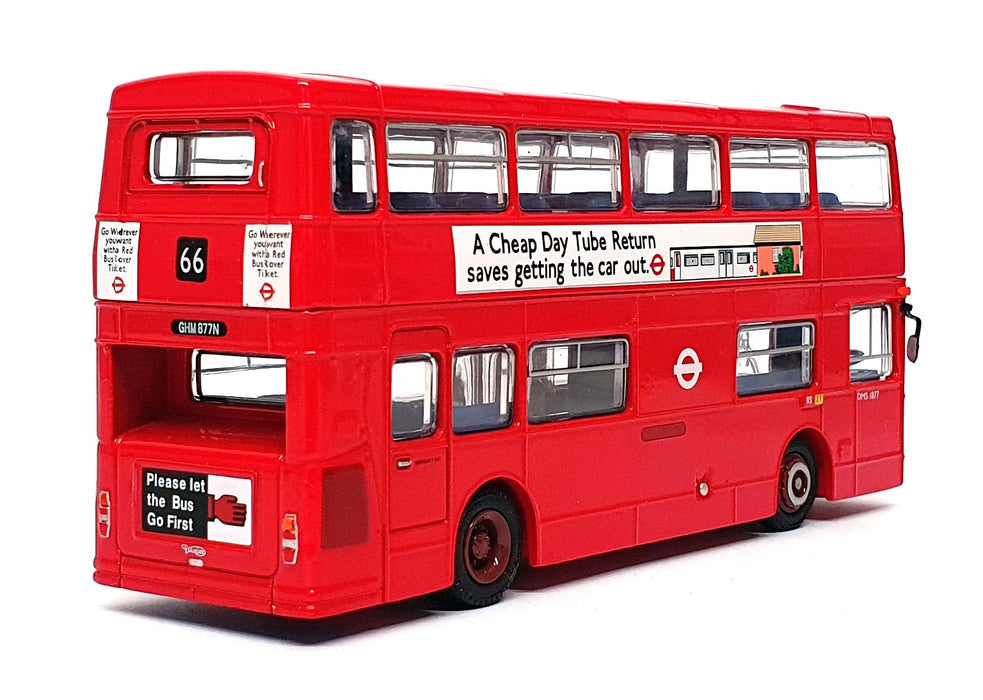 EFE 1/76 Scale 25710 - Daimler DMS 2Dr. London Bus Rt. 66 - Red