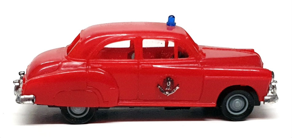 Verem 1/87 Scale 4003 - 1950 Chevrolet Fire Chief Car - Red