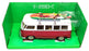Welly Nex 1/24 Scale W1962R - 1962 VW Classical Bus + Surfboard - White/Dk. Red
