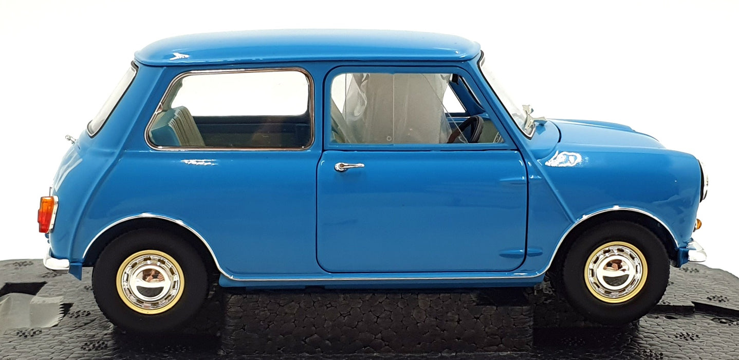 Kyosho 1/18 Scale 08964BL - Morris Mini Minor - Blue