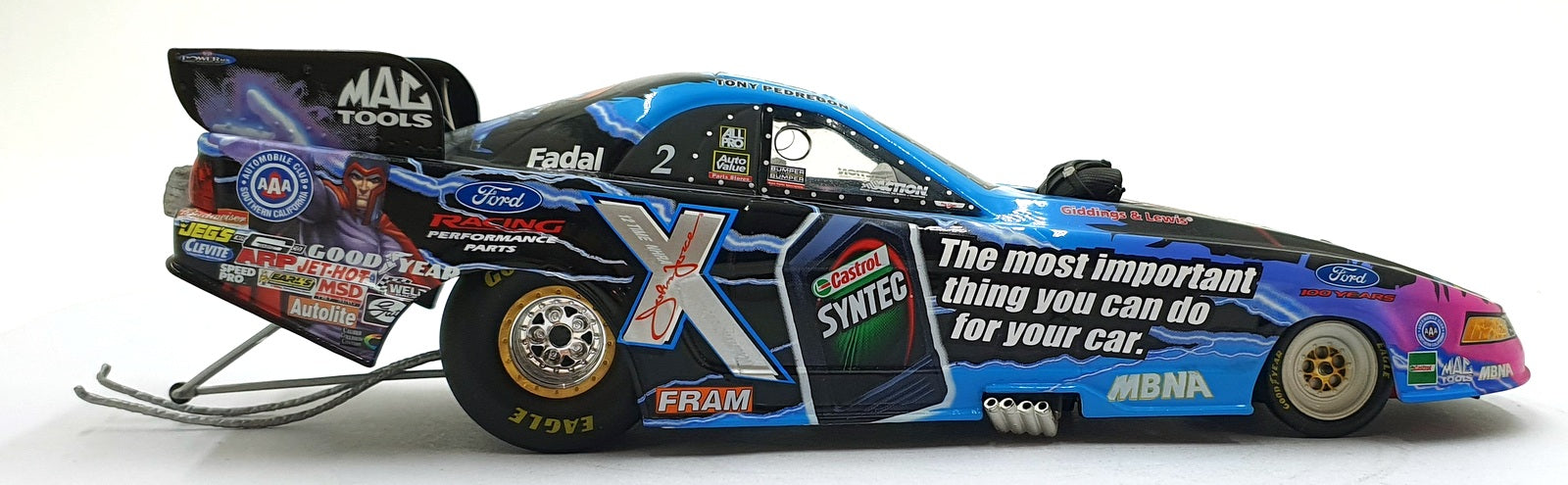 Action 1/24 Scale 104364 Ford Mustang Funny Car Dragster 2003 - Pedregon