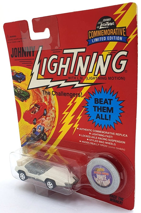 Johnny Lightning 1/64 Scale 100-142 - The Challengers White Lightning - White