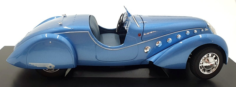Norev 1/18 Diecast 184821 - 1937 Peugeot 302 Darl'Mat Roadster - Blue Metallic