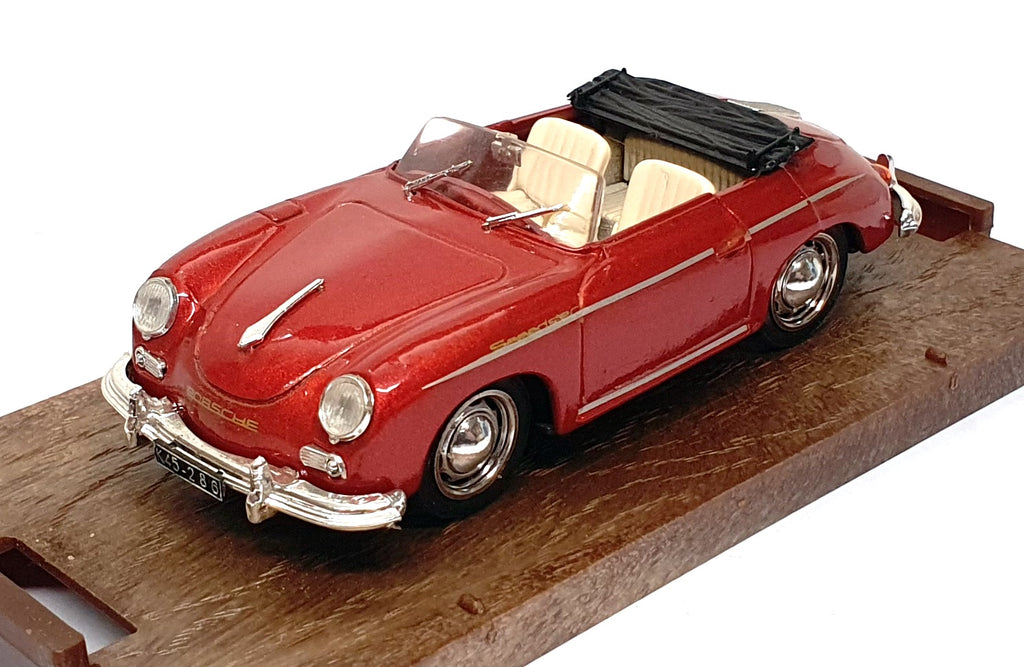 Brumm 1/43 Scale Diecast R117 - 1956 Porsche 356 Roadster - Met