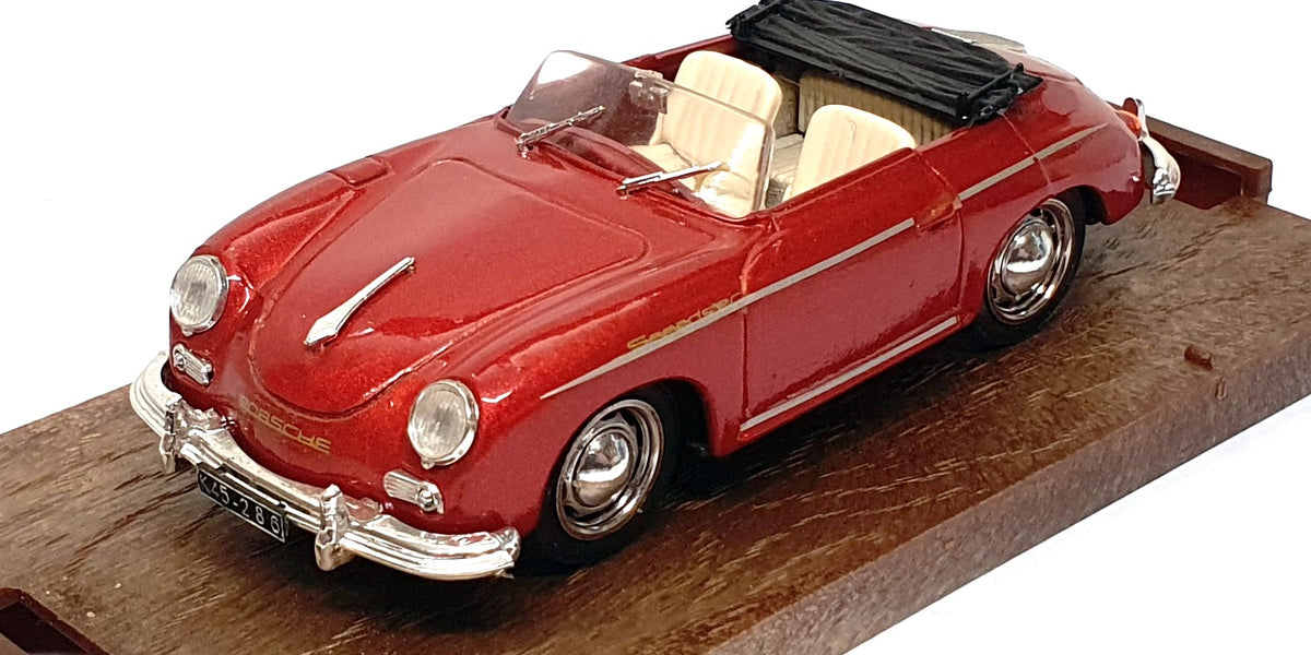ポルシェ356 ブルム　1/43スケール Brumm 1/43 Scale Diecast R117 - 1956 Porsche 356 Roadster - Met