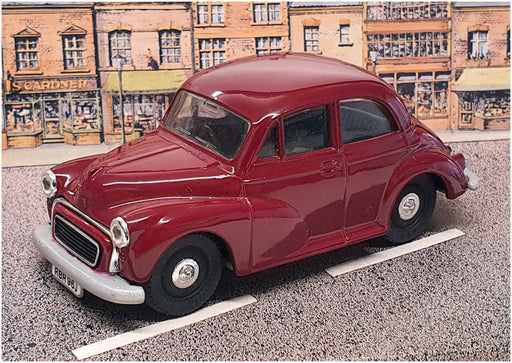 Corgi 1/43 Scale Diecast D702 - Morris Minor Saloon - Maroon