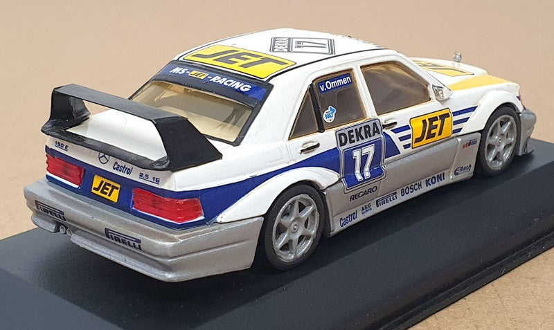 Minichamps 1/43 Scale 3121 - Mercedes 190 Evo 2 #17 MS-JET V. Ommen