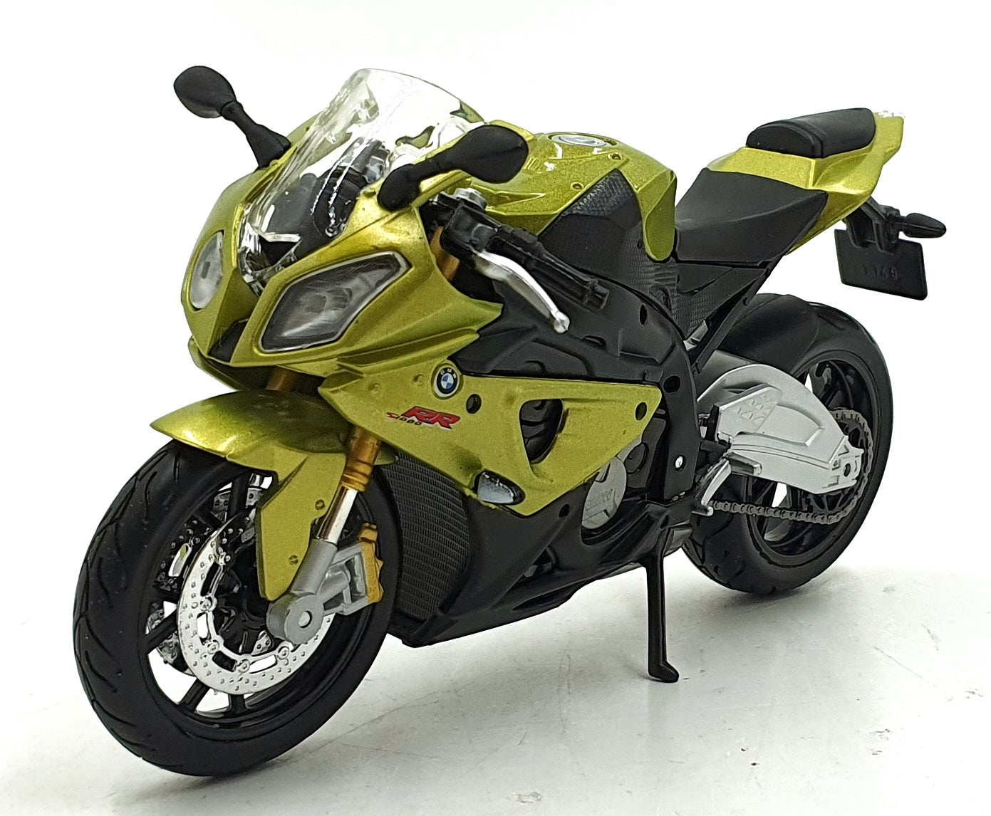 Maisto 1/12 Scale 31191 - BMW S1000RR Motorbike - Met. Green