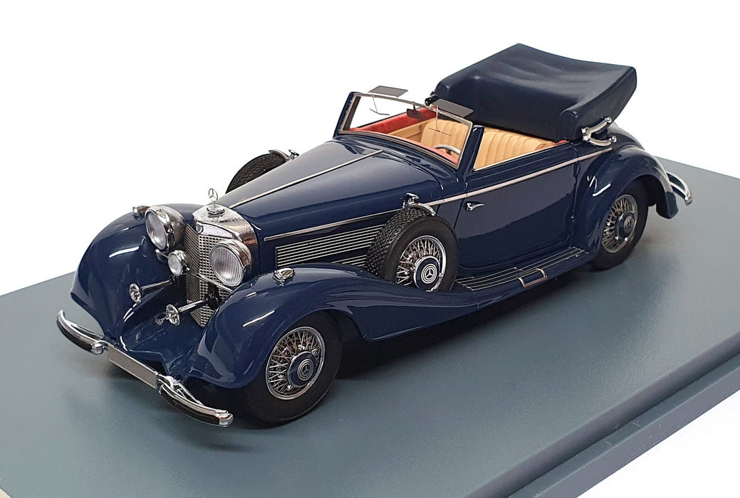 Neo 1/43 Scale NEO46165 - Mercedes Benz 540K Type A Open Cabrio - Blue