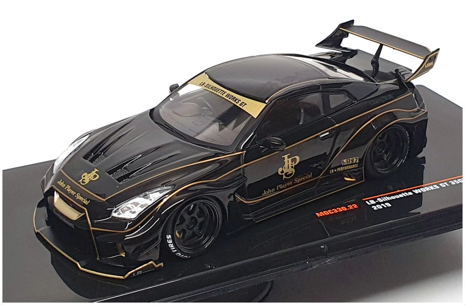 Ixo 1/43 Scale MOC330.22 - 2019 Nissan LB-Silhouette Works GT 35GT-RR JPS Black