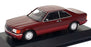 Maxichamps 1/43 Scale 940 035124 - 1986 Mercedes Benz 560 SEC - Met. Red