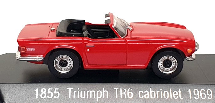 Solido 1/43 Scale Diecast 1855 - 1969 Triumph TR6 Cabriolet - Red