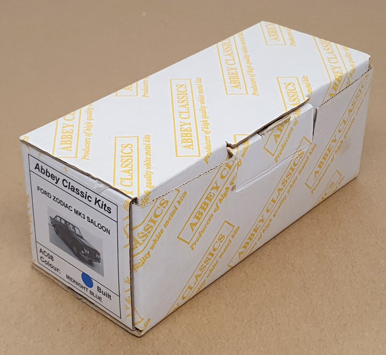 Abbey Classics 1/43 Scale AC08 - Ford Zodiac Mk3 Saloon - Midnight Blue
