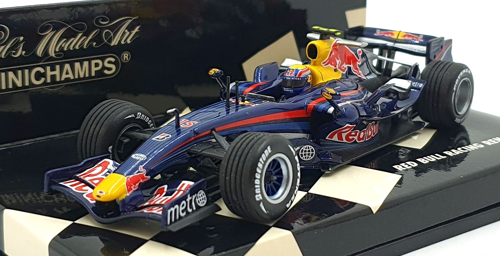 Minichamps 1/43 Scale 400 070015 - F1 Red Bull Racing Renault RB3 #15 2007