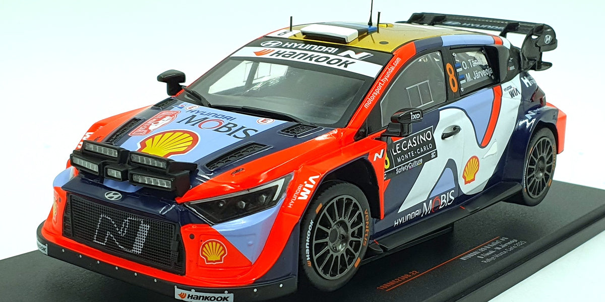 IXO 1/18 Scale 18RMC230B.22 - Hyundai i20 N Rally 1 #8 MC 2025