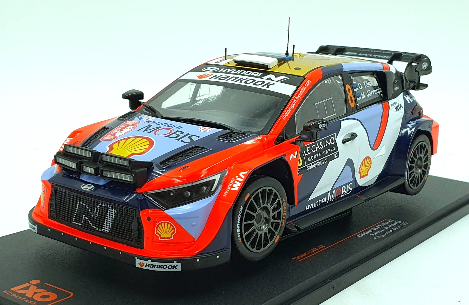 IXO 1/18 Scale 18RMC230B.22 - Hyundai i20 N Rally 1 #8 MC 2025