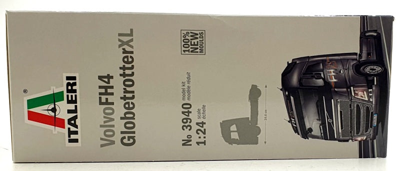 Italeri 1/24 Scale Unassembled Kit 3940 - Volvo FH4 Globetroter XL Truck - Grey