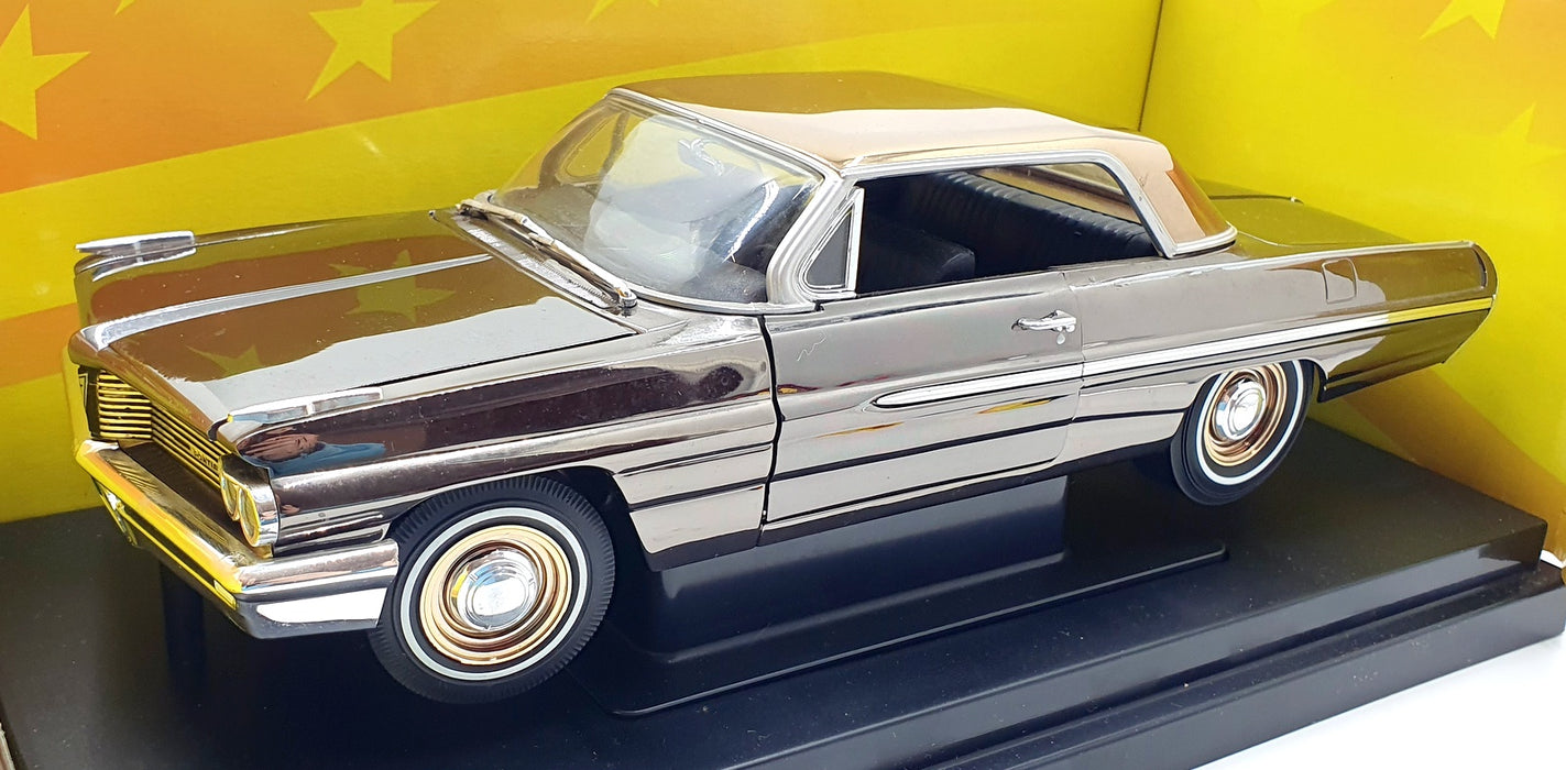 Ertl 1/18 Scale 36673 - 1962 Pontiac Catalina 412SD Chromed Polished aluminium