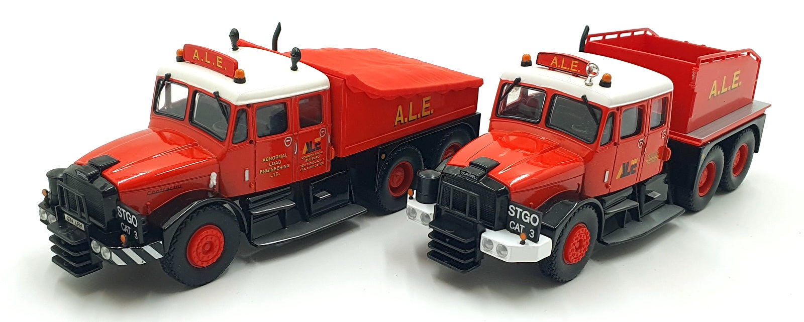 Corgi 1/50 Scale 31013  A.L.E Scammell Contractor 2 Trailers Slug Catcher Load