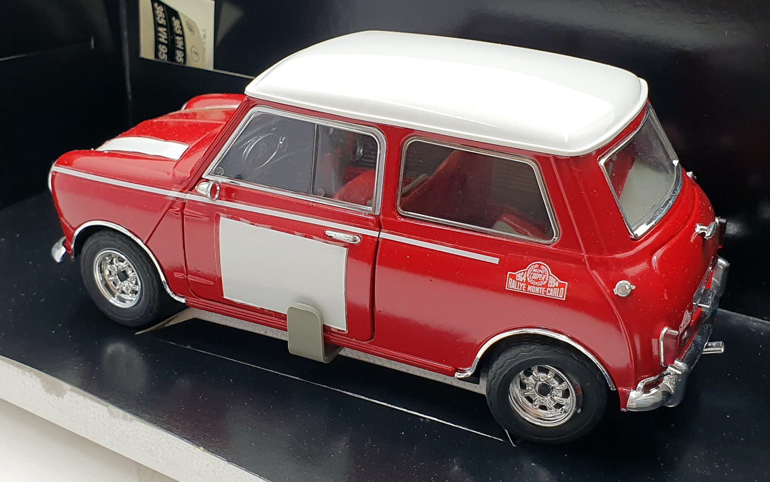 Solido 1/18 Scale Diecast 9426 - Mini Cooper S Rally Decals RMC - Red