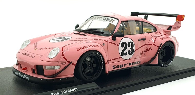 Solido 1/18 Scale Diecast S1808503 - Porsche RWB Sopranos #23 2020 - Pink