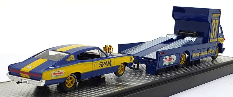 Castline M2 Machines 1/64 Scale D R60 '66 Dodge L600 COE & '66 Charger HEMI