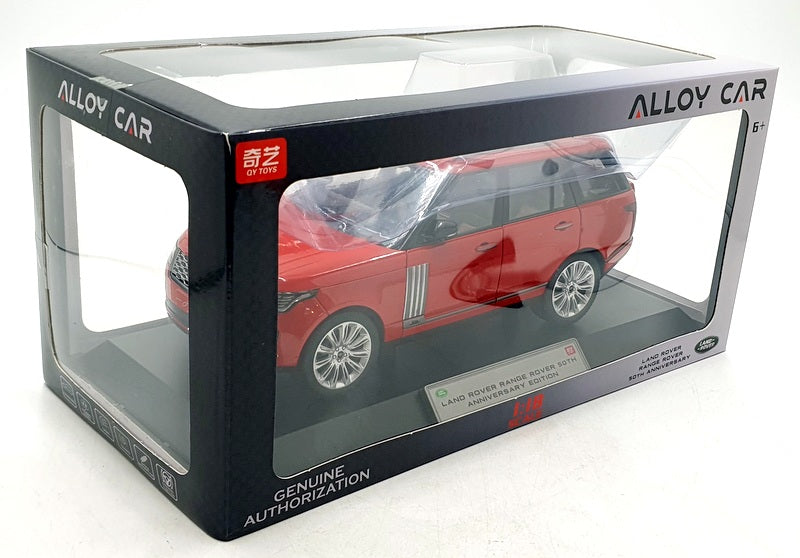 QY Toys 1/18 Scale Q1001A - Land Rover Range Rover 50th Anniversary - Red
