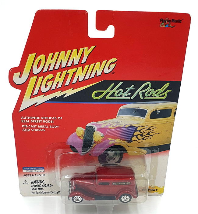 Johnny Lightning 1/64 Scale 442-02 Hot Rods 1933 Delivery - Met. Red