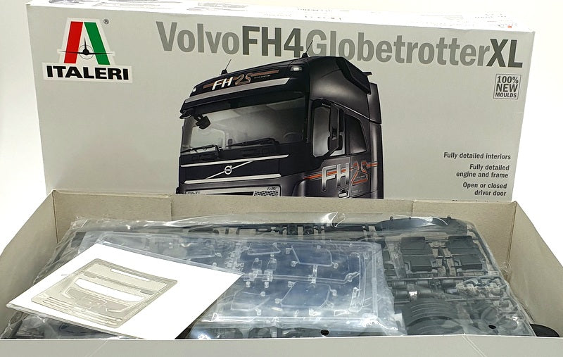 Italeri 1/24 Scale Unassembled Kit 3940 - Volvo FH4 Globetroter XL Truck - Grey