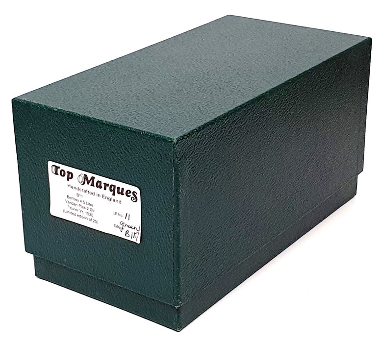 Top Marques 1/43 Scale B11 - 1930 Bentley 4.5L Vanden Plas 2 Str. Black 1 Of 25